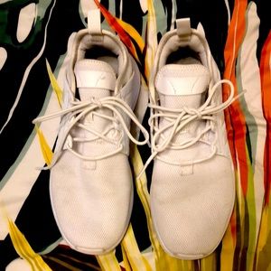 Adidas White Soft White Tennis Shoes